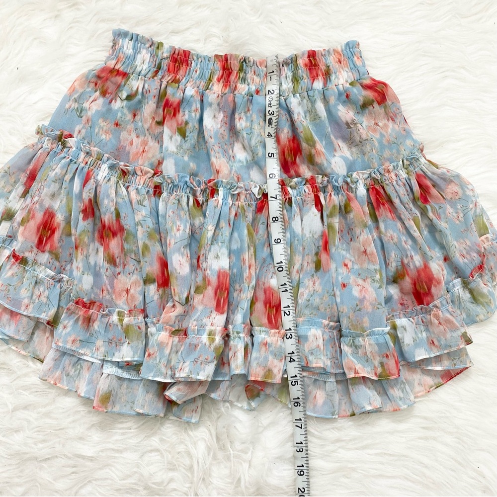 MISA LOS ÁNGELES Floral Print Mini Skirt - Picture 3 of 4